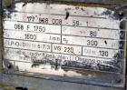 Used Werner & Pfleiderer 70mm Twin Screw Extruder, Type ZSK70F-175E. Approximate 18 to 1 L/D ratio. Approximate 40-1/2
