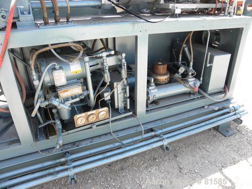 Used- American Maplan Approximate 62mm Counter-Rotating Twin Screw Extruder, Model DSK62. (2) 2.44" Diameter x 48" long inte...