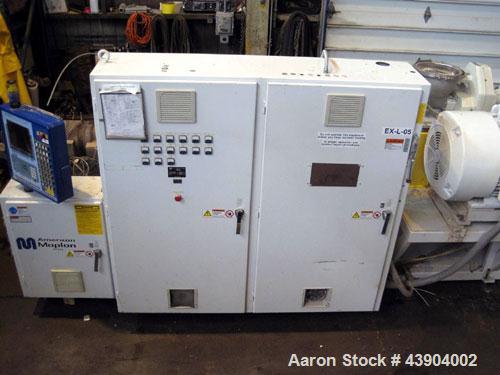 Used American Maplan 110 mm Counter-Rotating Twin Screw Extruder, Model TS-110
