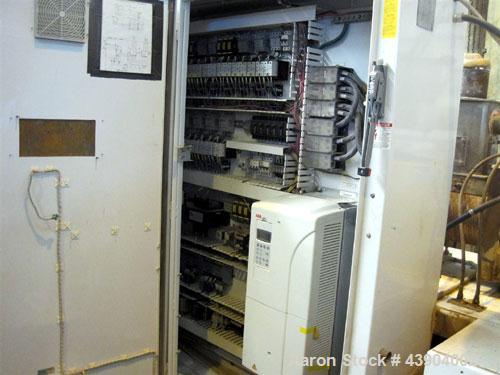 Used American Maplan 110 mm Counter-Rotating Twin Screw Extruder, Model TS-110