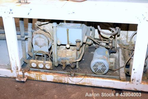 Used American Maplan 110 mm Counter-Rotating Twin Screw Extruder, Model TS-110