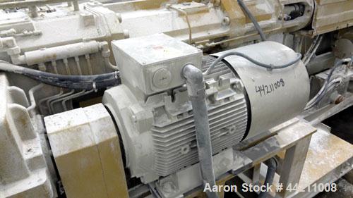 Used Amut 92mm Counter Rotating Twin Screw Extruder, Model BA 92 NOVEL/22