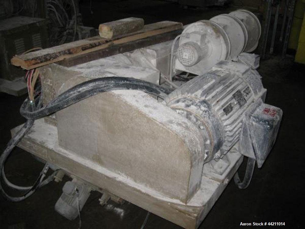 Used Amut 92mm Counter Rotating Twin Screw Extruder, Model BA 92 NOVEL