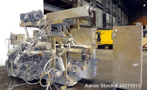 Used Amut 92mm Counter Rotating Twin Screw Extruder, Model BA 92 NOVEL/22