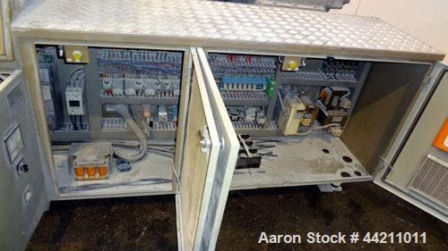 Used Amut 92mm Counter Rotating Twin Screw Extruder, Model BA 92 NOVEL/22