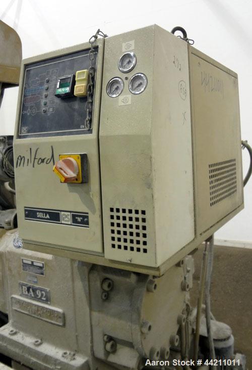 Used Amut 92mm Counter Rotating Twin Screw Extruder, Model BA 92 NOVEL/22