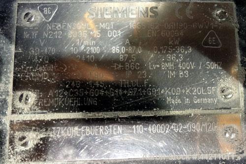 Used Amut 92mm Counter Rotating Twin Screw Extruder, Model BA 92 NOVEL/22