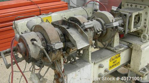 Used Clextral Lab Size Twin Screw Extrusion System consisting of: (1) Clextral lab size twin screw extruder, type BC21. 24:1 L/D, 21 mm diameter co-rotating or counter-rotating switch over screws. 4 ...