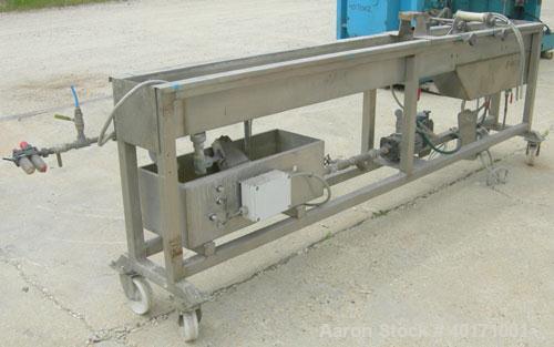 Used Clextral Lab Size Twin Screw Extrusion System consisting of: (1) Clextral lab size twin screw extruder, type BC21. 24:1 L/D, 21 mm diameter co-rotating or counter-rotating switch over screws. 4 ...