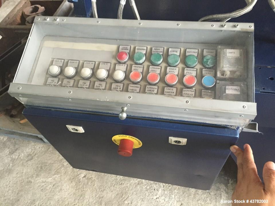 Used Bausano Counter-Rotating Twin Screw Extruder