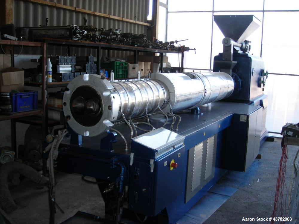 Used Bausano Counter-Rotating Twin Screw Extruder