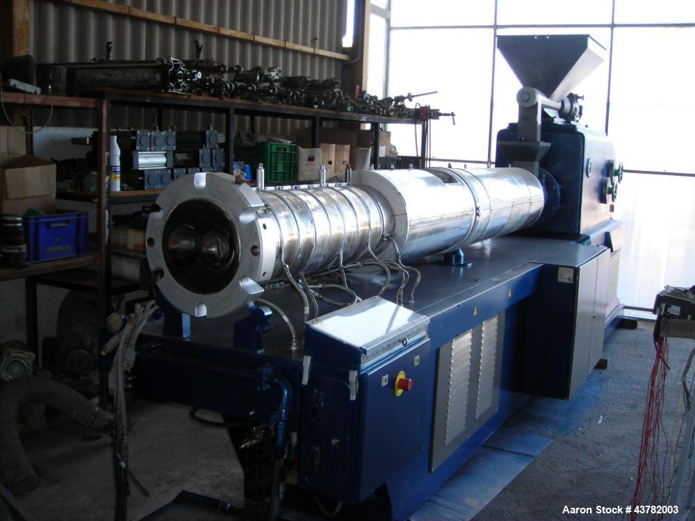 Used-Bausano Counter-Rotating Twin Screw Extruder