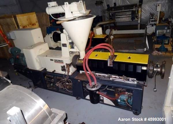 Used 2000 CINCINNATI MILACRON "CM-80HP" Twin Screw Extruder