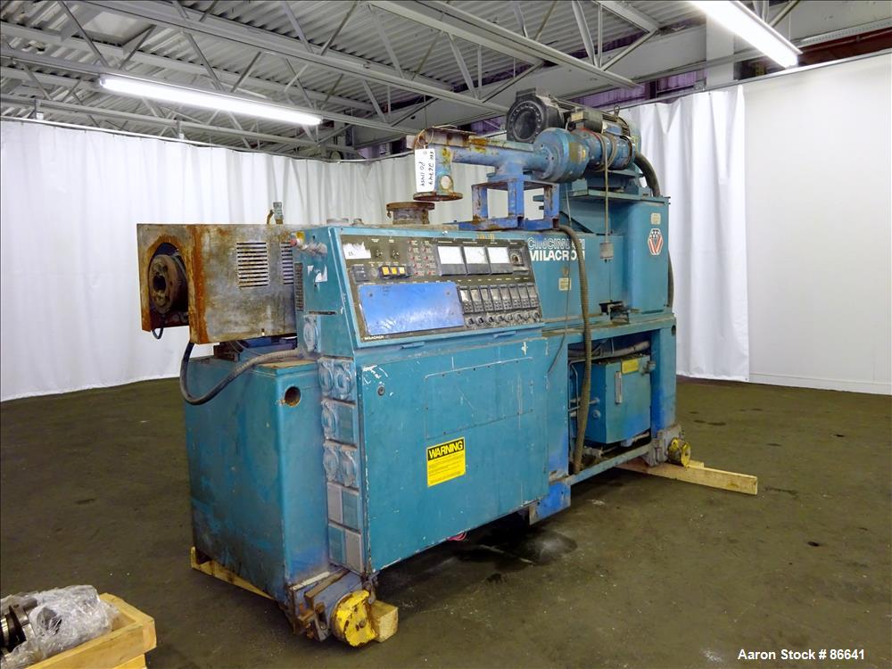 Used Cincinnati Milacron 55mm Twin Screw Extruder, Model CM55