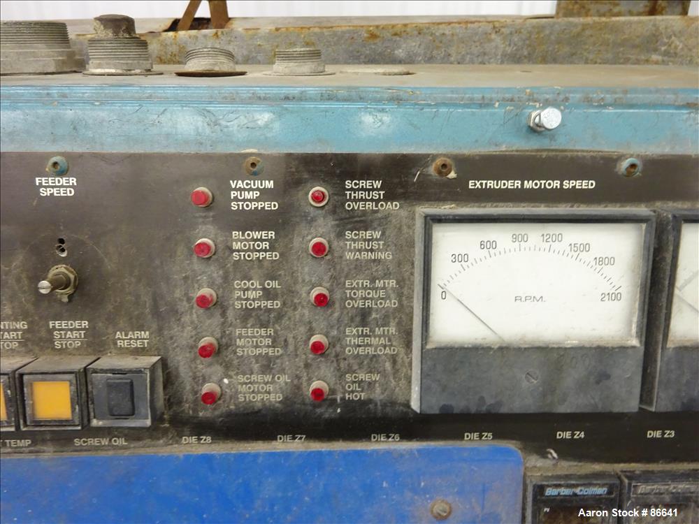 Used Cincinnati Milacron 55mm Twin Screw Extruder, Model CM55