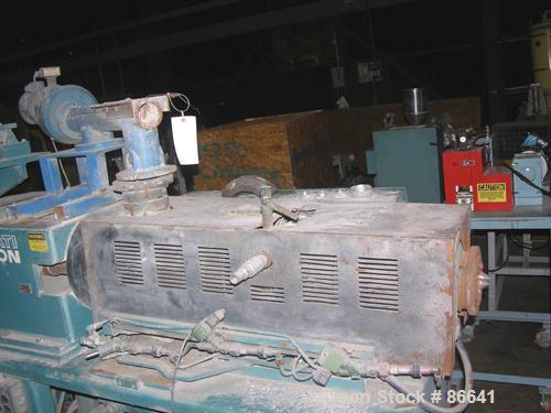 Used Cincinnati Milacron 55mm Twin Screw Extruder, Model CM55