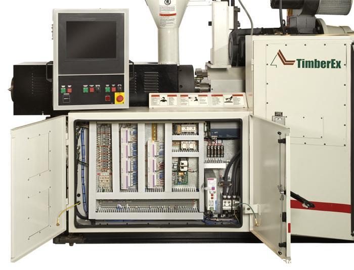 Used Cincinnati Milacron TC Series 55mm Counter-Rotating Twin Screw Extruder