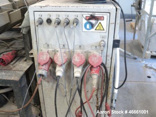Used Cincinnati, Model Titan 58. Outputs up to 150 kg/h for PVC profile Outputs up to 270 kg/h for PVC pipe Ideal for PVC pipe and profiles SecuRe relay control as standard for easy operation Analog ...