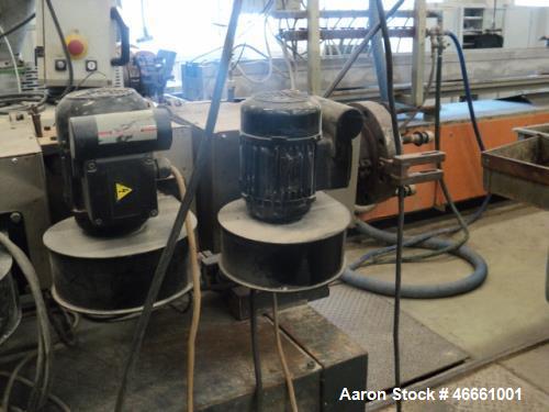Used Cincinnati, Model Titan 58. Outputs up to 150 kg/h for PVC profile Outputs up to 270 kg/h for PVC pipe Ideal for PVC pipe and profiles SecuRe relay control as standard for easy operation Analog ...