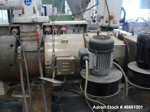 Used Cincinnati, Model Titan 58. Outputs up to 150 kg/h for PVC profile Outputs up to 270 kg/h for PVC pipe Ideal for PVC pipe and profiles SecuRe relay control as standard for easy operation Analog ...
