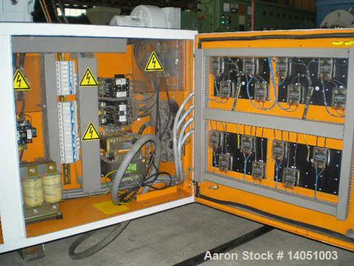 Used Krauss Maffei KMD-2-50-KK Counter-Rotating Conical Twin Screw Extruder