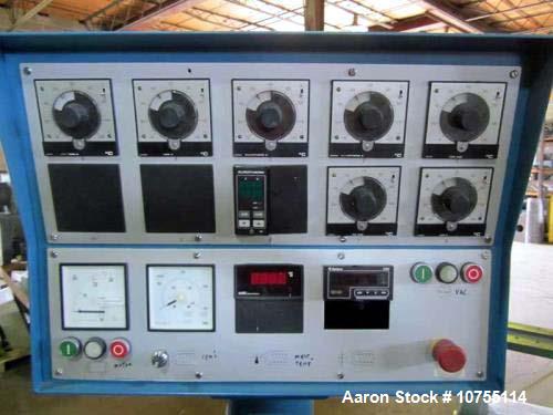 Used Leistritz Model LSM-30.34 Twin Screw Counter Rotating. Currently set up at 30:1 L/D. Can be changed to 12.35, 12.88, 19.41, 22.94, 26.47, 30, and 33.53:1 L/D, 34mm (1.181") screws with a center ...