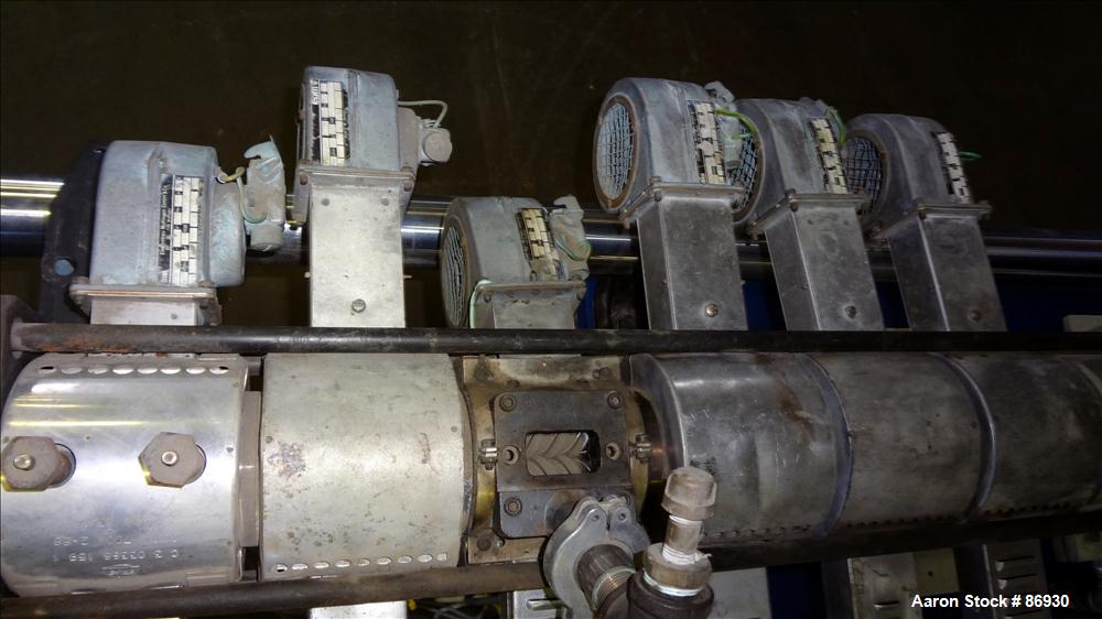 Used Leistritz 34mm Twin Screw Extruder, Model LSM30.34