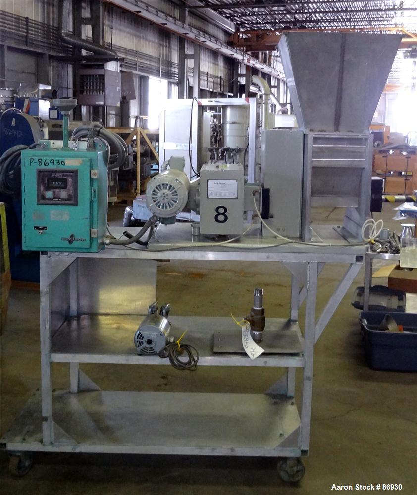Used Leistritz 34mm Twin Screw Extruder, Model LSM30.34