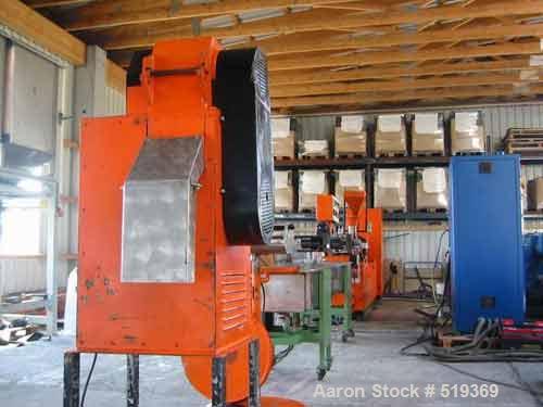USED: Paul Leistritz compounding system consisting of: (1) feedingsystem mounted on unit; (1) Paul Leistritz twin screw extruder, type LSP 95, 22:1 L/D; 3.7" diameter (95mm) counter-rotating screws.E...