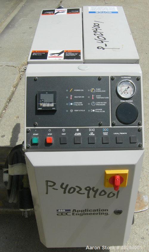 Used Leistritz Counter-Rotating 18 mm Twin Screw Extruder, Model MIC18/GG-40D. 8 Barrel sections, electrically heated, water cooled. Feed section with small hopper. Driven by a 3 hp, 3/60/120 hz, 230...