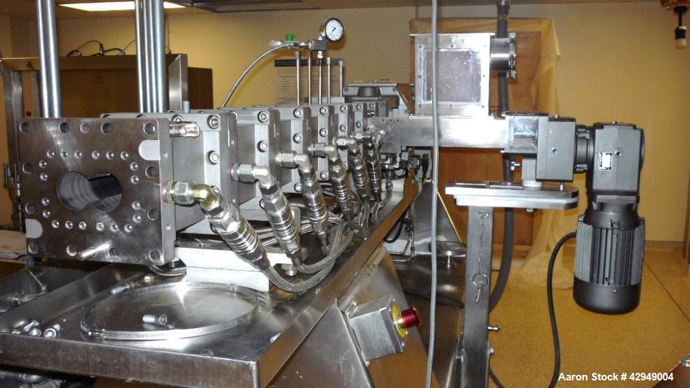Used Leistritz Twin Screw Wet Granulation System 
