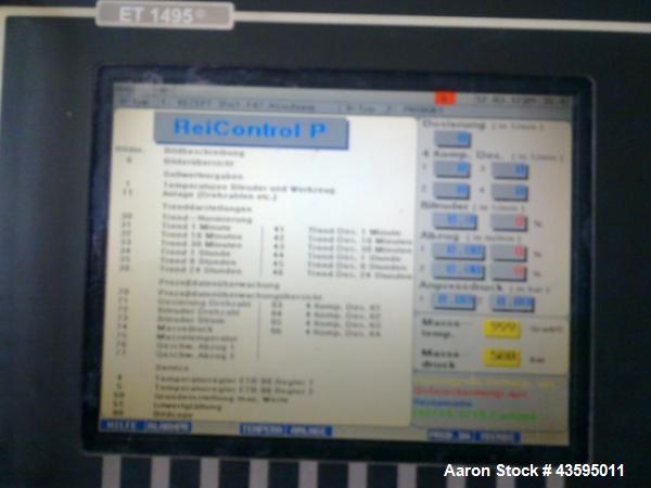 Used Reifenhauser BT-550-2-50k Twin-Screw Extruder