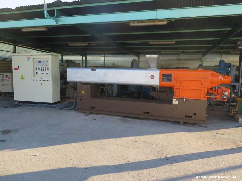 Used ICMA San Giorgio Twin Screw Counter Rotating Extruder