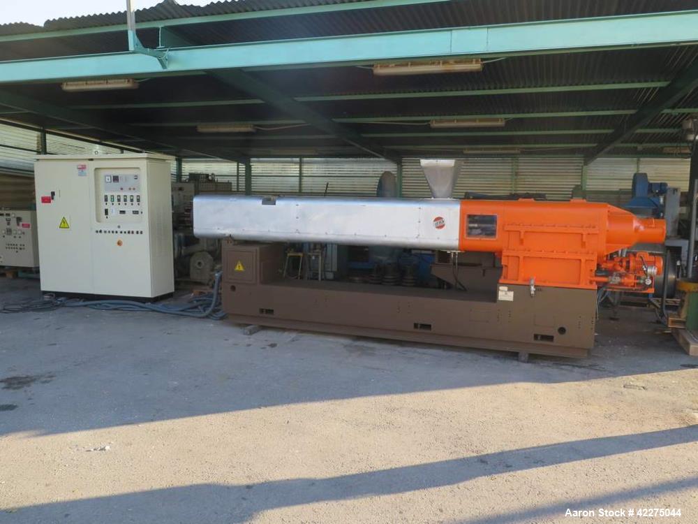 Used- ICMA San Giorgio Twin Screw Counter Rotating Extruder