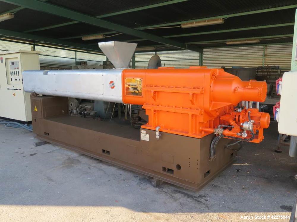 Used ICMA San Giorgio Twin Screw Counter Rotating Extruder