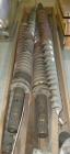 Used American Maplan Approximate 62mm Counter-Rotating Twin Screw Extruder, Model DSK62. (2) 2.44