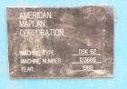 Used American Maplan Approximate 62mm Counter-Rotating Twin Screw Extruder, Model DSK62. (2) 2.44