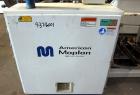 Used American Maplan 110mm Counter-Rotating Twin Screw Extruder, Model TS-110.  Approximate 26 to 1 L/D ratio.  Top vented barrel with electrically heated 1 and 2 barrel zones, zones 3, 4, and 5 offe...