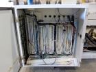 Used American Maplan 110mm Counter-Rotating Twin Screw Extruder, Model TS-110.  Approximate 26 to 1 L/D ratio.  Top vented barrel with electrically heated 1 and 2 barrel zones, zones 3, 4, and 5 offe...