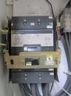 Used American Maplan 110mm Counter-Rotating Twin Screw Extruder, Model TS-110.  Approximate 26 to 1 L/D ratio.  Top vented barrel with electrically heated 1 and 2 barrel zones, zones 3, 4, and 5 offe...
