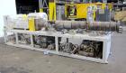 Used American Maplan 110 mm Counter-Rotating Twin Screw Extruder, Model TS-110. Approximately 26 to 1 L/D ratio. Top vented barrel with electrically heated 1 and 2 barrel zones, zones 3, 4, and 5 off...