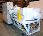 Used American Maplan 110 mm Counter-Rotating Twin Screw Extruder, Model TS-110. Approximately 26 to 1 L/D ratio. Top vented barrel with electrically heated 1 and 2 barrel zones, zones 3, 4, and 5 off...