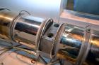 Used American Maplan 110 mm Counter-Rotating Twin Screw Extruder, Model TS-110. Approximately 26 to 1 L/D ratio. Top vented barrel with electrically heated 1 and 2 barrel zones, zones 3, 4, and 5 off...