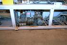 Used American Maplan 110 mm Counter-Rotating Twin Screw Extruder, Model TS-110. Approximately 26 to 1 L/D ratio. Top vented barrel with electrically heated 1 and 2 barrel zones, zones 3, 4, and 5 off...
