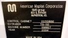 Used American Maplan 110 mm Counter-Rotating Twin Screw Extruder, Model TS-110. Approximately 26 to 1 L/D ratio. Top vented barrel with electrically heated 1 and 2 barrel zones, zones 3, 4, and 5 off...