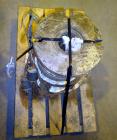 Used American Maplan 110 mm Counter-Rotating Twin Screw Extruder, Model TS-110. Approximately 26 to 1 L/D ratio. Top vented barrel with electrically heated 1 and 2 barrel zones, zones 3, 4, and 5 off...
