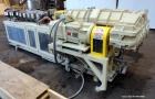 Used American Maplan 88mm Counter-Rotating Twin Screw Extruder, Model TS-88. Approximate 24 to 1 L/D ratio. (10) barrel zones, (1) section top vented, Electrically heated, liquid cooled. (2) Intermes...
