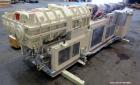 Used American Maplan 88mm Counter-Rotating Twin Screw Extruder, Model TS-88. Approximate 24 to 1 L/D ratio. (10) barrel zones, (1) section top vented, Electrically heated, liquid cooled. (2) Intermes...