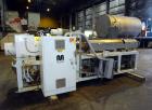 Used American Maplan 92mm Counter-Rotating Twin Screw Extruder, Model TS-92. Approximate 26 to 1 L/D ratio. 5 Zone barrel, (1) section top vented. Electrically heated, liquid cooled with pump, tank, ...