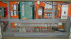 USED: Amut twin screw extruder, 92 mm screw diameter, model BA92. Approximate 24:1 L/D ratio. Counter-rotating screw design. 6 zone top vented, electrically heated, air cooled barrel with vacuum pump...